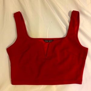 Red tank top